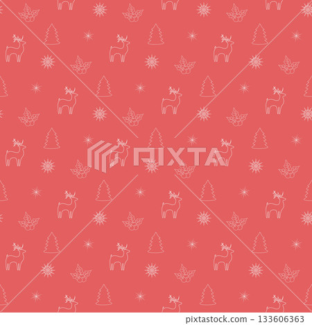 deer and snowflakes deer and snowflakes 133606363