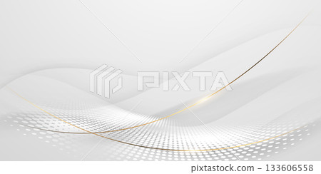 White abstract background with luxury vector illustration. 133606558