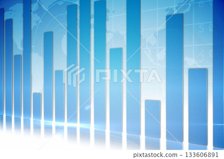 Global business graphic in blue Global business graphic in blue 133606891