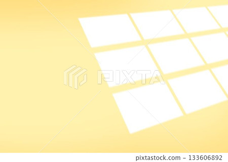 White squares on yellow background White squares on yellow background 133606892