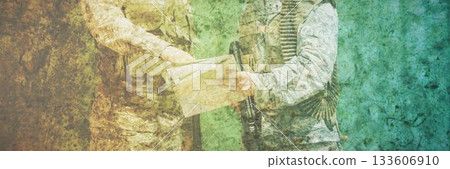 Military training in the camp 133606910