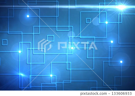 Black background with shiny squares 133606933