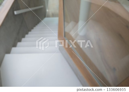 High angle view of staircase 133606935
