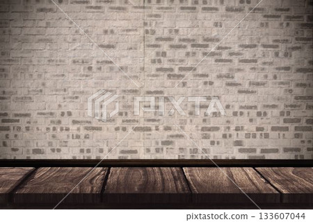 Close-up of gray brick wall 133607044