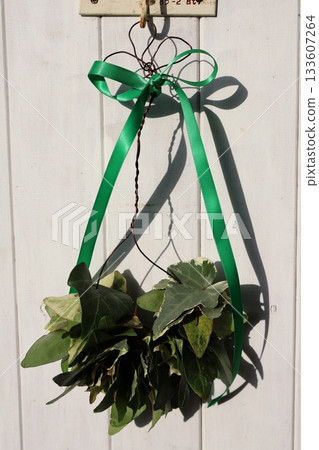 Wreath made from Hedera Wreath made from Hedera 133607264