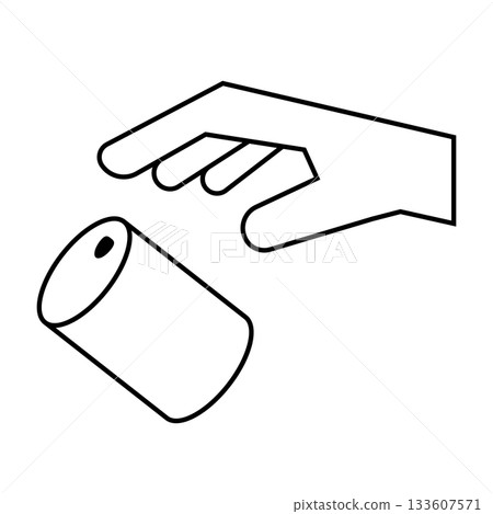 Can littering pictogram 133607571