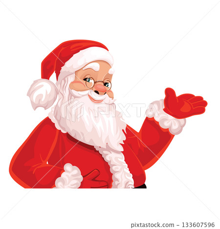 Santa claus on a transparent background Santa claus on a transparent background 133607596