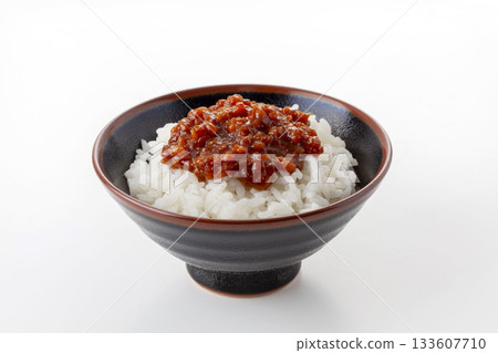 Moromi miso and rice 133607710