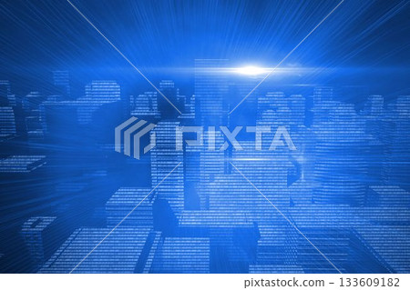 Futuristic shiny cityscape Futuristic shiny cityscape 133609182