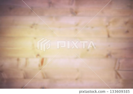 Flat design interior wooden plank wall is showing natural grain patterns and knots in soft focus Flat design interior wooden plank wall is showing natural grain patterns and knots in soft focus 133609385