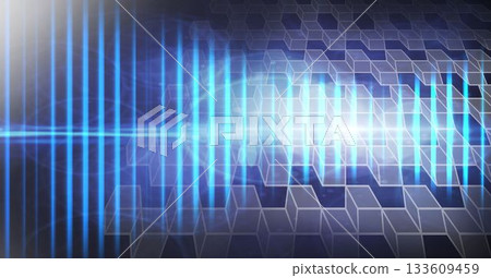 Digitally generated image of pattern Digitally generated image of pattern 133609459