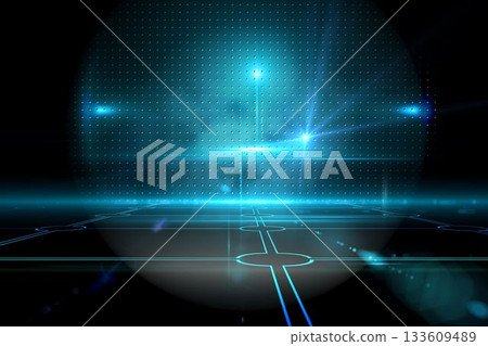Technological black background Technological black background 133609489