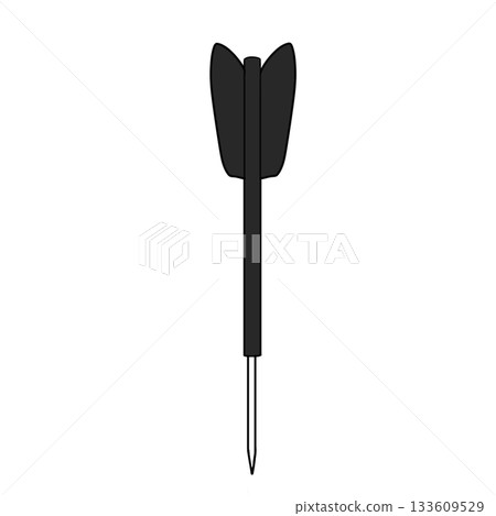 Darts arrow black Darts arrow black 133609529