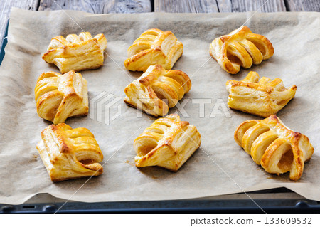 Puff Pastry Apple Pockets, Apple Hand Pies Puff Pastry Apple Pockets, Apple Hand Pies 133609532