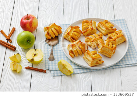 Puff Pastry Apple Pockets, Apple Hand Pies 133609537