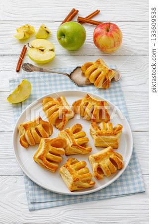 Puff Pastry Apple Pockets, Apple Hand Pies Puff Pastry Apple Pockets, Apple Hand Pies 133609538