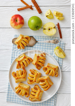 Puff Pastry Apple Pockets, Apple Hand Pies Puff Pastry Apple Pockets, Apple Hand Pies 133609541