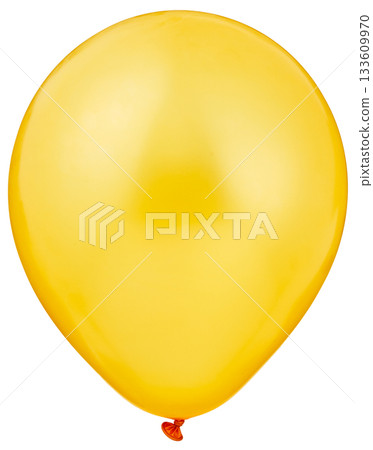 Yellow balloon (white background) 133609970