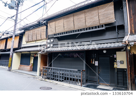 京都府京都市東山區祇園冬季街景4 京都府京都市東山區祇園冬季街景4 133610704