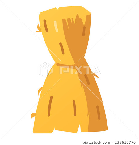 Tied haystack flat vector icon, sheaf of wheat ears, cartoon bale of hay, straw barn dry grass bunch, hay forage pasture Tied haystack flat vector icon, sheaf of wheat ears, cartoon bale of hay, straw barn dry grass bunch, hay forage pasture 133610776