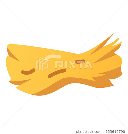 Haystack flat vector icon, sheaf of wheat ears, cartoon bale of hay, straw barn, dry grass heap forage cereal plant crop Haystack flat vector icon, sheaf of wheat ears, cartoon bale of hay, straw barn, dry grass heap forage cereal plant crop 133610790