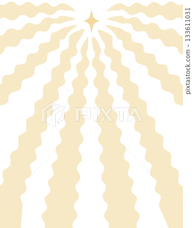 Single star shine Christmas background. Vector illustration 133611031