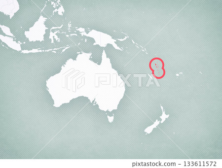 Map of Australasia - Vanuatu Map of Australasia - Vanuatu 133611572