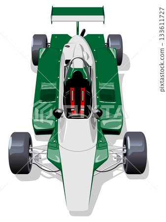 Vector race car isolated Vector race car isolated 133611727