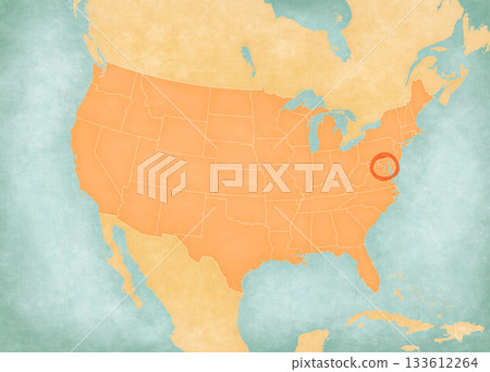 Map of United States of America - Washington D.C. Map of United States of America - Washington D.C. 133612264