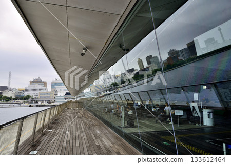 View from the boarding deck of Yokohama Osanbashi Pier 133612464