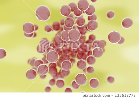 Image of multiplying cocci Image of multiplying cocci 133612772