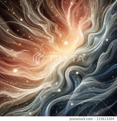 abstract futuristic background in the form of waves of lines for creativity 133613264