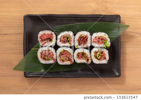 Roast beef medium roll Roast beef medium roll 133613547