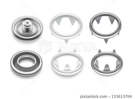 set of metal buttons set of metal buttons 133613704