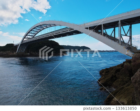 Kushimoto Bridge connecting Naegashima and Kii-Oshima 133613850