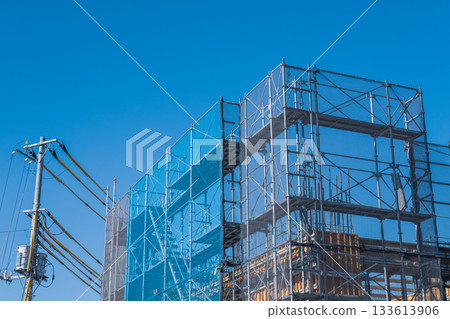 Formwork erection work for newly built condominiums 133613906