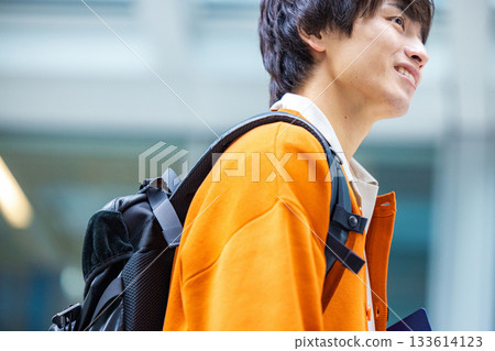 University students outdoors 133614123