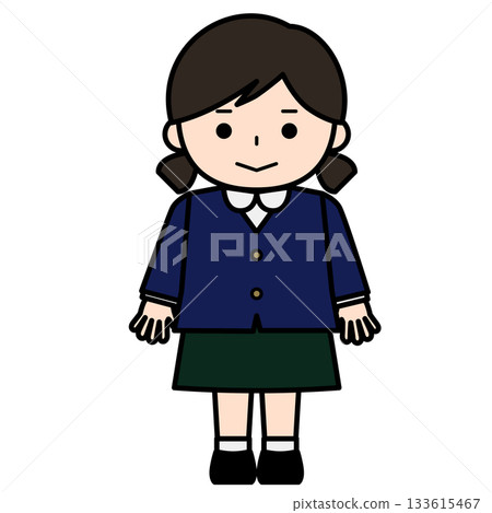 Girl in uniform Girl in uniform 133615467