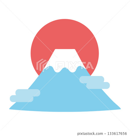 Cutout material - Cute Mt. Fuji 3 133617656