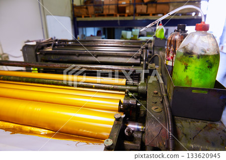Printer ink machine rotary printing Printer ink machine rotary printing 133620945