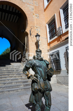 Toledo Memorial to Cervantes Spain 133620960