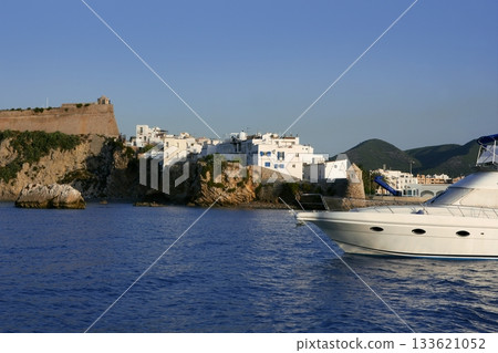 Ibiza landmark island in Mediterranean sea 133621052