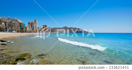 Benidorm Levante beach in Alicante Spain 133621431