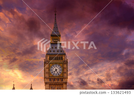 Big Ben Clock Tower in London England 133621493