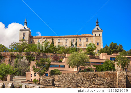 Alcazar de Toledo in Castile La Mancha Spain Alcazar de Toledo in Castile La Mancha Spain 133621659