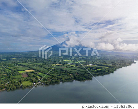 Concepcion volcano on Ometepe island Concepcion volcano on Ometepe island 133622063