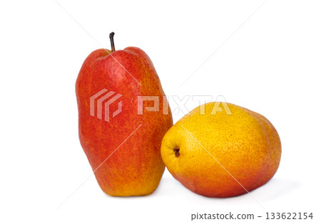 Beautiful ripe pear isolated 133622154