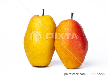 Beautiful ripe pear isolated 133622202