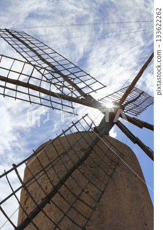 balearic islands windmill wind mills Spain balearic islands windmill wind mills Spain 133622262