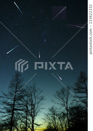 流星雨（合成圖） 133622332